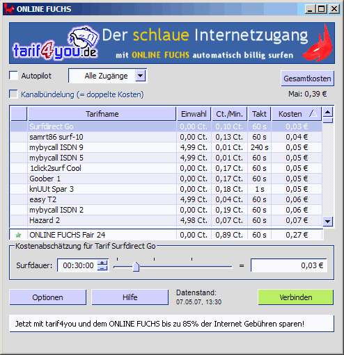 ONLINE FUCHS Screenshot (gross)