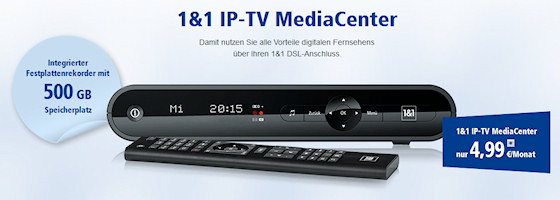 1&1 IP-TV Media Center