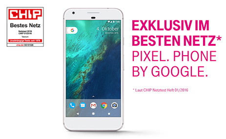 Google Pixel Smartphones exklusiv bei Telekom