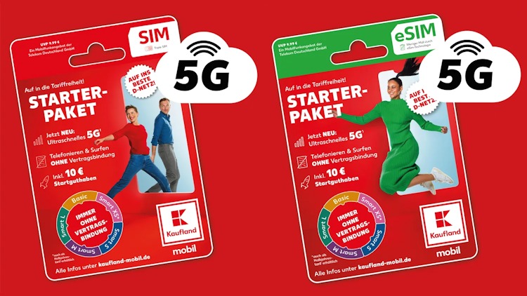Kaufland mobil Starterpakete mit 5G