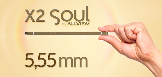 5,5mm dünnes Allview X2 Soul