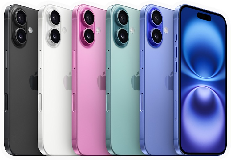 Apple iPhone 16 - Farben (Bild: Apple) Apple iPhone 16 - Farben
