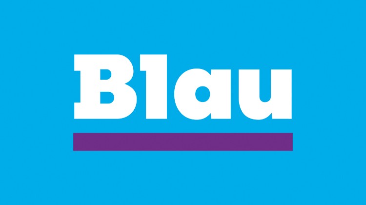 Blau - Logo