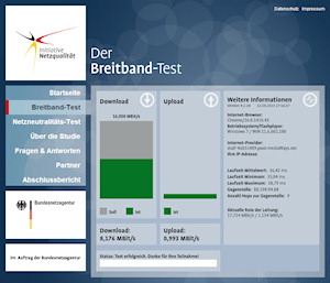 Breitband-Test