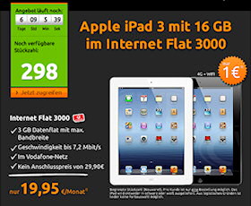 crash-tarife: iPad 3 für einen Euro