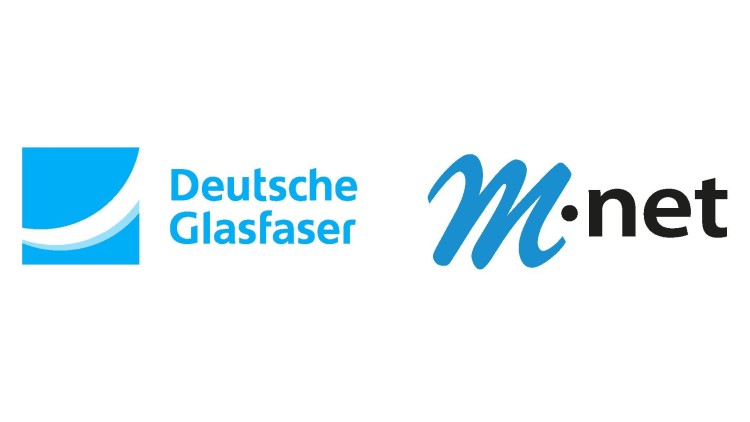 Deutsche Glasfaser und M-net Logos