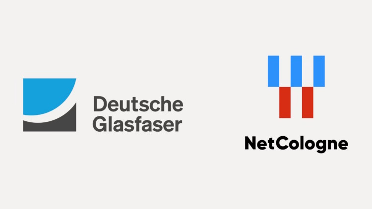 Deutsche Glasfaser und NetCologne Logos