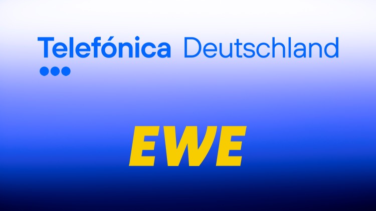 EWE setzt auf das Netz von Telefónica Deutschland Logos von Telefónica Deutschland und EWE
