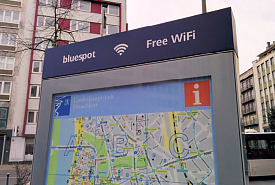 Free WiFi HotSpot in Düsseldorf