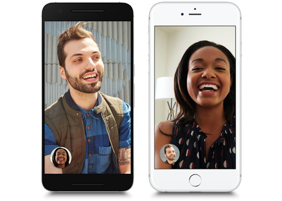 Google Duo funktioniert mit Android und iOS (Bild: Google) Google Duo funktioniert mit Android und iOS