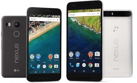 Google Nexus 5X (LG) und Nexus 6P (Huawei)