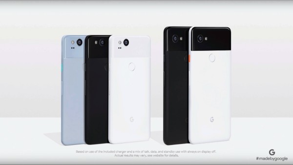 Google Pixel 2 und Pixel XL - Farben