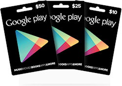 Google Play Store Guthabenkarten