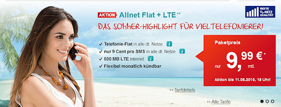helloMobil: Allnet-Flat mit LTE für 9,99 Euro