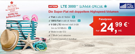LTE 3000 Summer-Special von helloMobil