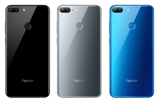 Honor 9 Lite in Schwarz, Grau und Blau - Rückseite