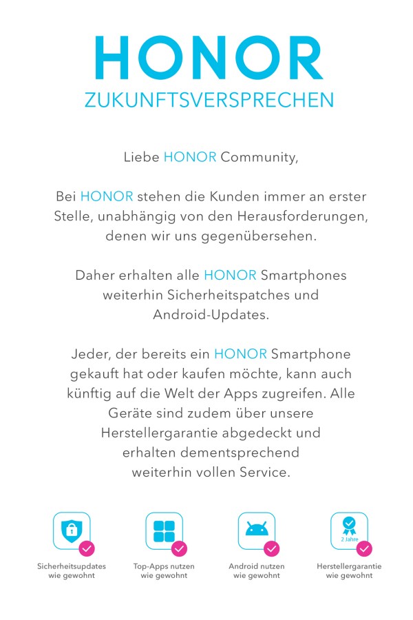 Honor Zukunftsversprpechen #1