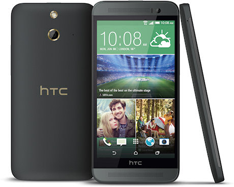 HTC One E8 Smartphone in Grau/Gold