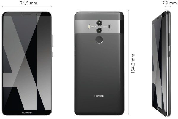 Huawei Mate 10 Pro - Größe
