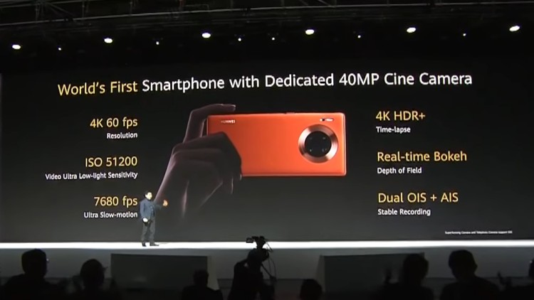 Huawei Mate 30 Pro Video Kamera