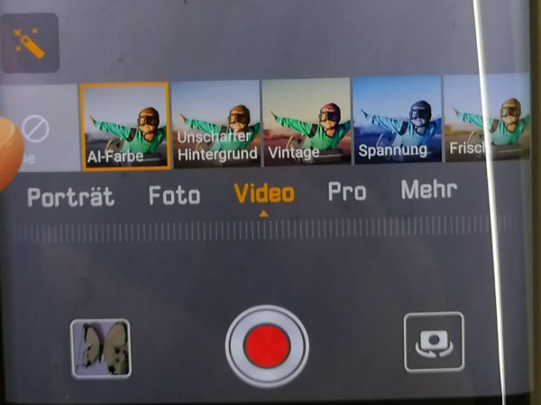 Huawei Mate20 Pro im HandOn: Video-Effekte