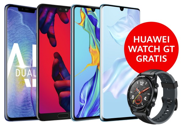Huawei Watch GT gratis zu Aktions-Smartphones