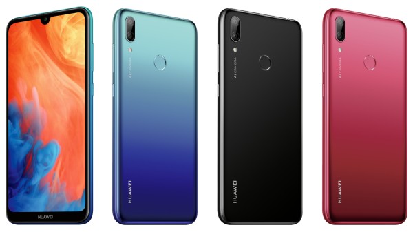 Huawei Y7 2019 in drei Fraben