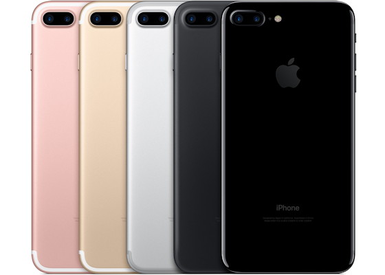 iPhone 7 Plus in verschiedenen Farben
