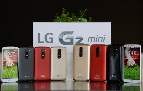 LG G2 mini in verschiedenen Farben