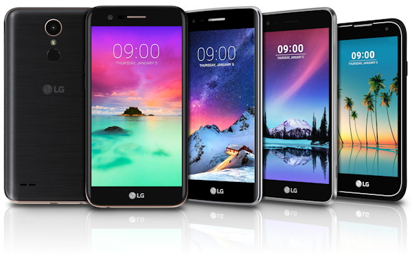 LG: Neue Smartphones der K-Serie