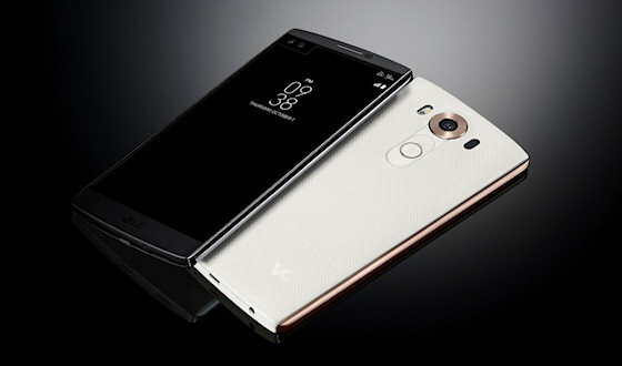 LG V10 mit weißer Rückseite