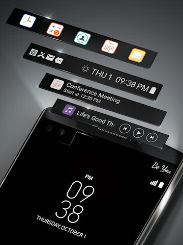 LG V10 - Zweites Display