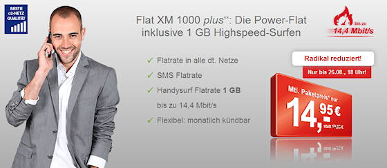 maXXim Flat XM 1000 plus Angebot