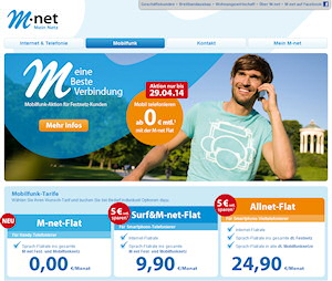 M-net: Neue Mobilfunk-Angebote