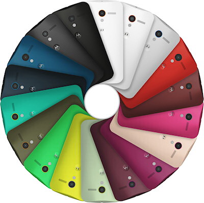 Motorola Moto X - Farbauswahl