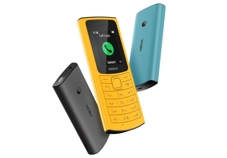Nokia 110 4G in drei Farben
