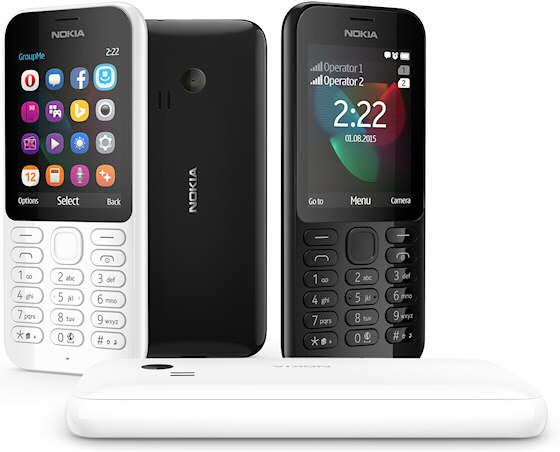 Nokia 222 Mobiltelefon