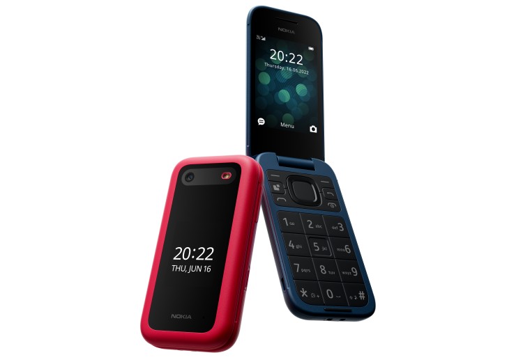 Nokia 2660 Flip - Rot und Blau