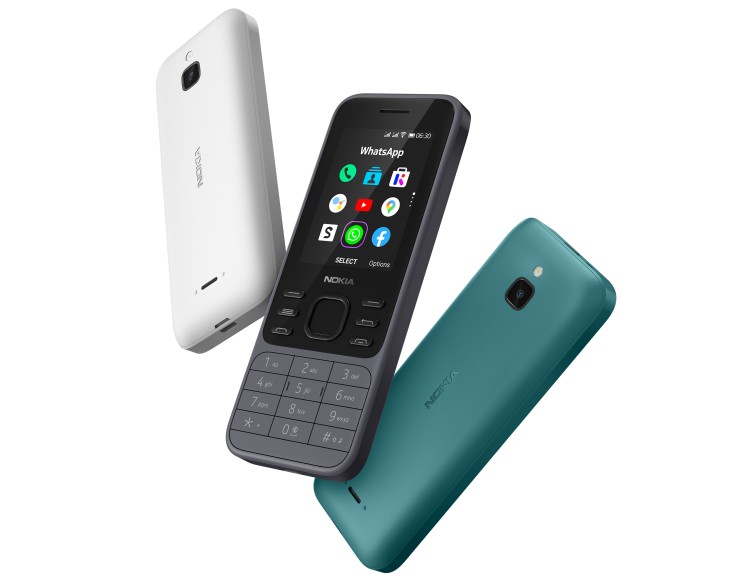 Nokia 6300 4G in drei Farben