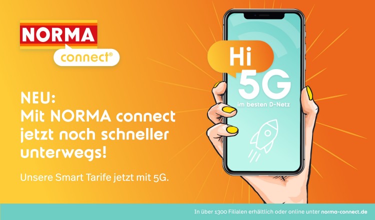 Upgrade ins 5G-Netz der Telekom für NORMA connect Kunden (Bild: NORMA) Upgrade ins 5G-Netz der Telekom für NORMA connect Kunden