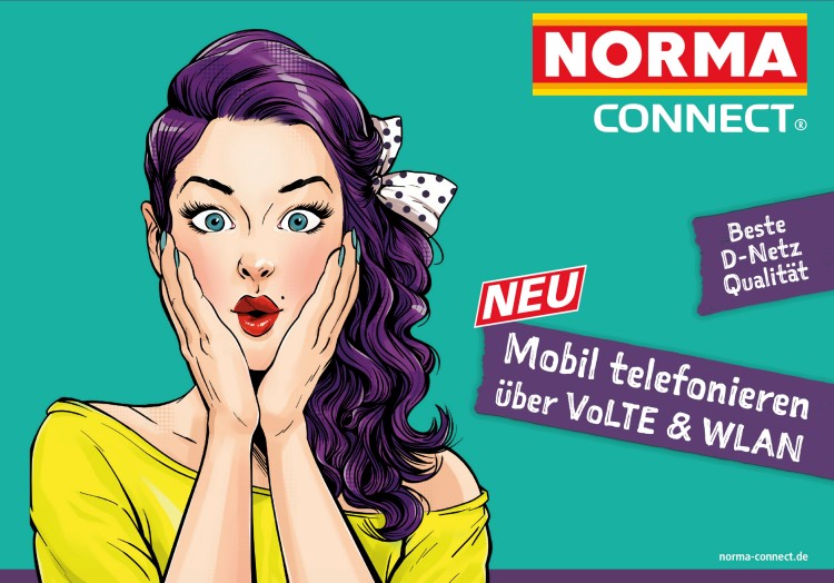 Voice over LTE und WLAN Call bei NORMA Connect