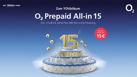 O2 15 Jahre: O2 Prepaid All-in 15