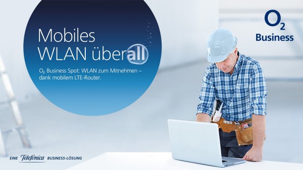 O2 Business Spot mit WLAN-Router