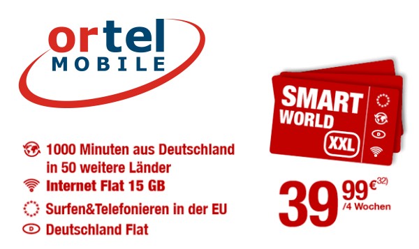 Ortel Mobile Smart World XXL Option