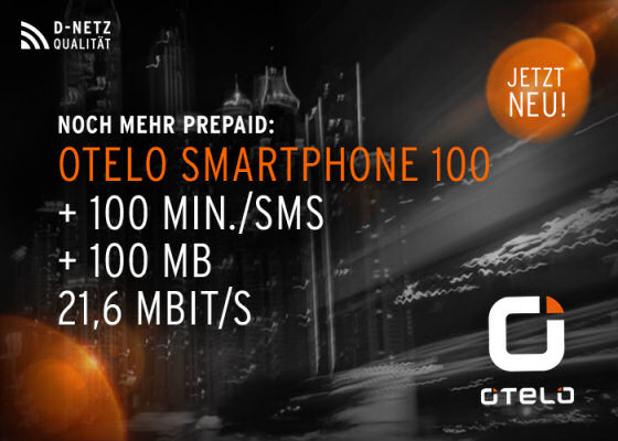 otelo Smartphone 100 Prepaid-Tarif