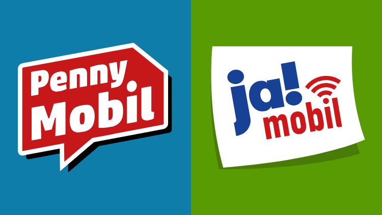 Penny Mobil Logo und ja! Mobil Logo