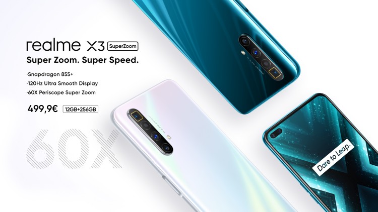 realme X3 SuperZoom Smartphone mit 60x Periscope-Zoom