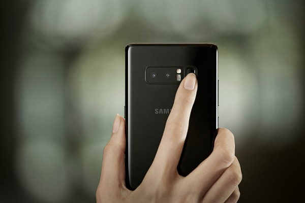 Samsung Galaxy Note 8 - Fingerabdruckscanner neben der Dual-Kamera auf der Rückseite