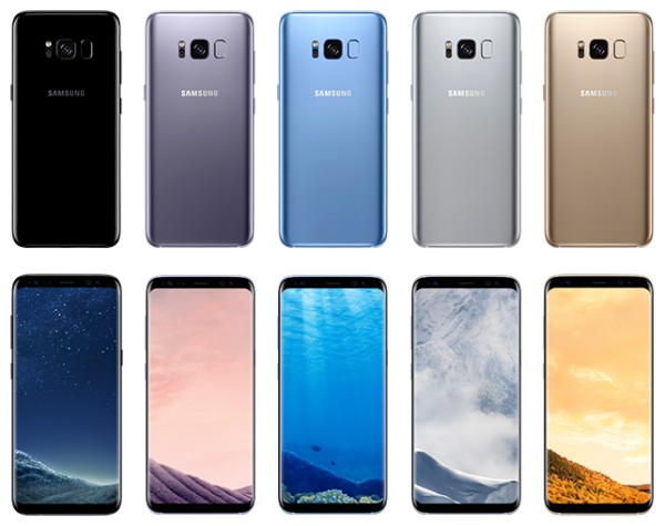 Samsung Galaxy S8 - Farben