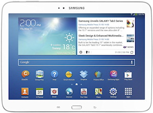 Samsung Galaxy Tab 3 mit 10,1 Zoll Display